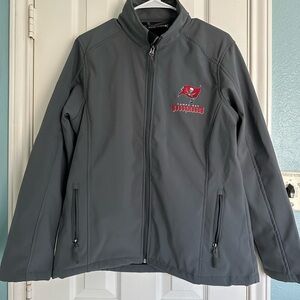 Women’s Dunbrooke Pewter Tampa Bay Buccaneers Sonoma Softshell Full-Zip Jacket L